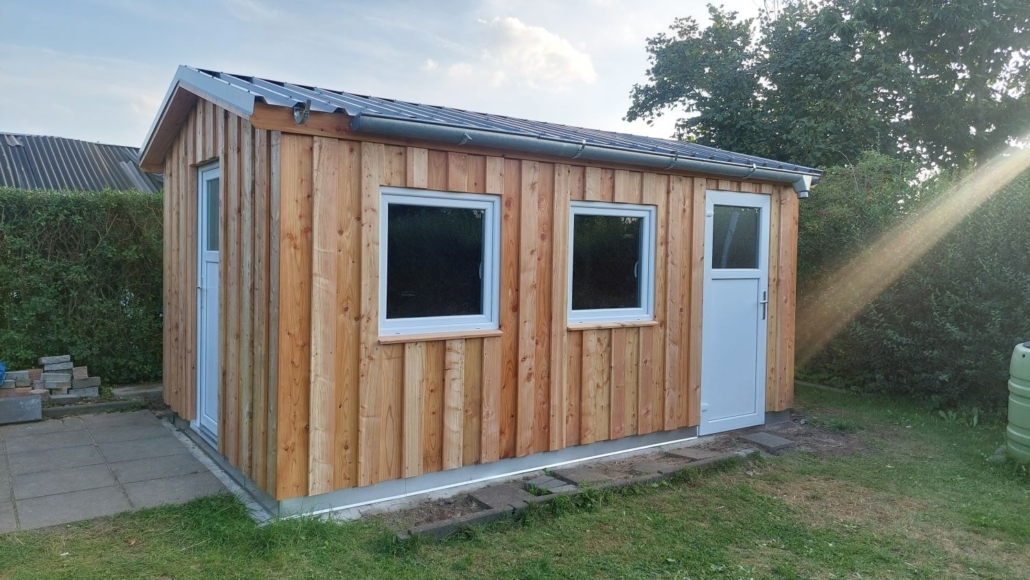 Gartenhütte nachher